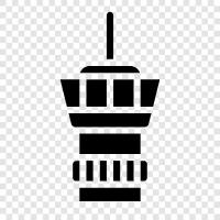 control tower operations, control tower staff, control tower personnel, control tower training icon svg