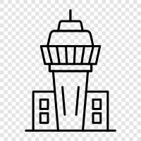 control tower operator, control tower supervisor, control tower operator position, control tower icon svg