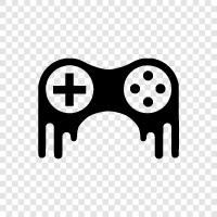 controller, joystick, analog, digital icon svg