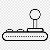 controller, gaming, analog, joystick control icon svg