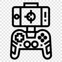 controller, joystick, buttons, joypad icon svg