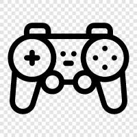 контроллер, адаптер gamepad, кнопки gamepad, преобразование gamepad Значок svg