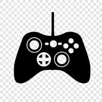 controller, joystick, buttons, joysticks icon svg