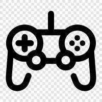 controller, joystick, buttons, throttle icon svg