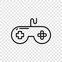 controller, joystick, game, gaming icon svg