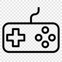 kontrolörler, gamepad'ler, joystick'ler, düğmeler ikon svg