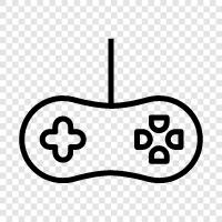 controllers, joysticks, buttons, gamepads icon svg