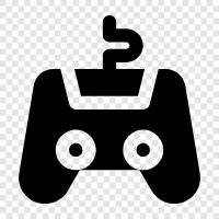 controllers, joysticks, triggers, buttons icon svg