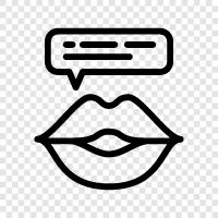 conversation, chat, discussion, verbal communication icon svg