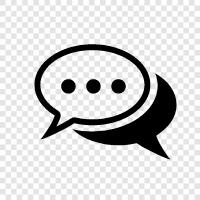 conversation, chat, talk, discussion icon svg