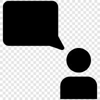 conversation, talkative, chatty, verbal icon svg