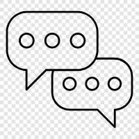 conversation, talk, discussion, chat icon svg