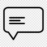 conversation, talk, chat, messaging icon svg