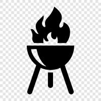 cook, barbecue, BBQ, grill pan icon svg