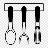 cook, cookbook, recipes, kitchen tools icon svg