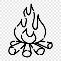 cook, campfire cooking, camping, outdoors icon svg