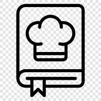 Cookbook, Food, Cooking, Recipes icon svg