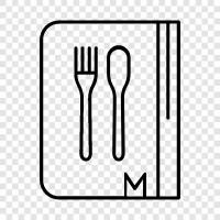 Cookbook, Cookbook Recipe, Recipe Book Maker, Recipe Book PDF icon svg