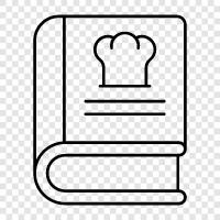 Cookbook recipes, Cookbook ideas, Cookbook gifts, Cookbook icon svg