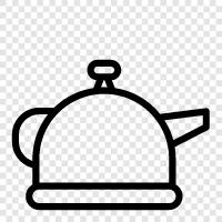 cooker, stove, teapot, coffee icon svg