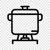 Cooker, Pot, Kitchen, Sink icon svg