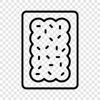 cookies, biscuits, cream, butter icon svg