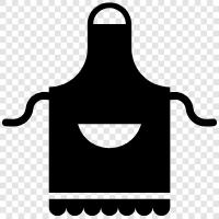 cooking aprons, chef apron, kitchen apron, bib a icon svg