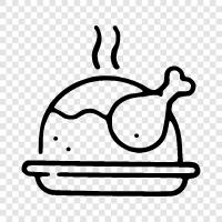 Cooking chicken, How to cook chicken, Healthy chicken, How to make chicken icon svg