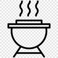 cooking, grill, food, smoker icon svg