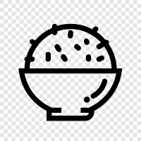 cooking, grains, glutinous, sticky icon svg