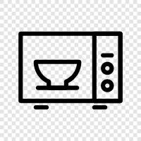 cooking, oven, microwave ovens, microwave food icon svg