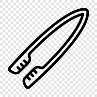 cooking, kitchen, cooking utensils, Tongs icon svg