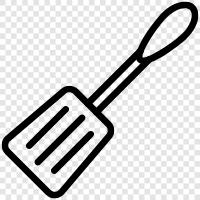 cooking spatula, utensil, kitchen tool, cooking utensil icon svg