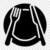 cooking utensils, kitchen utensils, utensil set, utensils etiquette icon svg