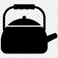 cookware, pots and pans, kitchen supplies, Kettle icon svg