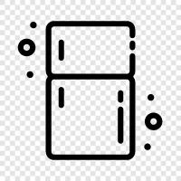 cool, freezer, fridge, food icon svg