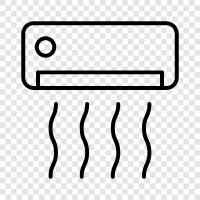 cooling, central air conditioning, home air conditioning, portable air conditioning icon svg