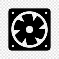 cooling fan noise, noisy cooling fan, cooling fan blades, fan noise icon svg