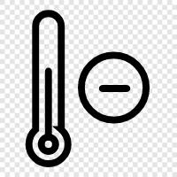 cooling, lower, reduce, cooling fan icon svg