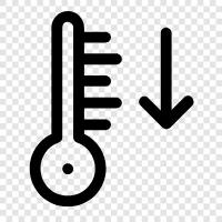 cooling, decrease, cooling off, decrease in temperature icon svg