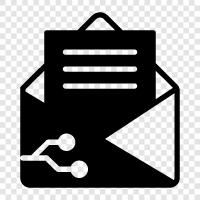 correspondence, mail, post, letterhead icon svg