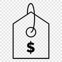 cost, value, rate, cents icon svg