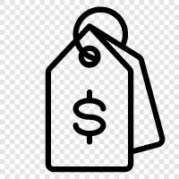 cost, value, money, cost of living icon svg