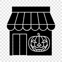 Kostüme, Masken, Halloween, Trick oder Behandlung symbol