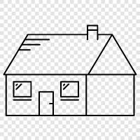 cottage, cottage style, small cottage, cottage style home icon svg