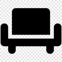 Couch, Loveseat, Sofa Bed, Couch Bed icon svg