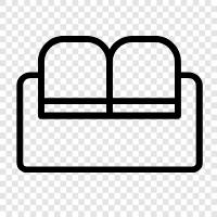 Couch, Sofa Bed, Sofa Set, Loveseat icon svg