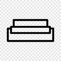 Couch, Loveseat, Sofa Значок svg