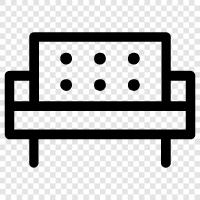 Couch, Couches, Sofa Bed, Bed Couch icon svg