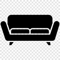 Couch, Sofa Bed, Sofa Bed Sofa, Sofa icon svg